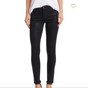 J BRAND Maria Super Skinny Coated Jeans in Fearless